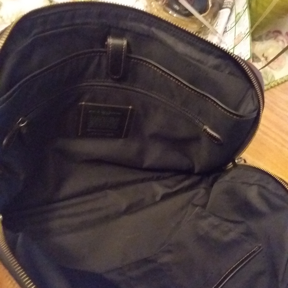 Coach Men's 72266 Metro Laptop/Briefcase Leather - Picture 8 of 8